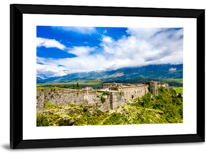 Gjirokastër Fortress Over Drino Valley Wall Art