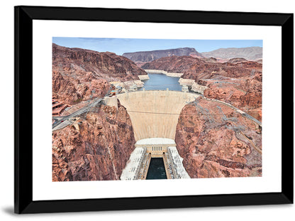 Hoover Dam High-angle View Wall Art
