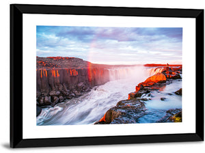 Selfoss Waterfall Wall Art