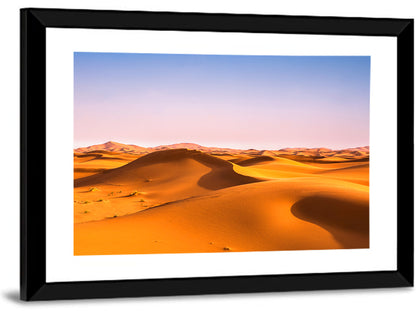 Golden Sahara Dunes Wall Art