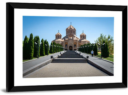 Saint Gregory Cathedral Stairway, Yerevan Wall Art