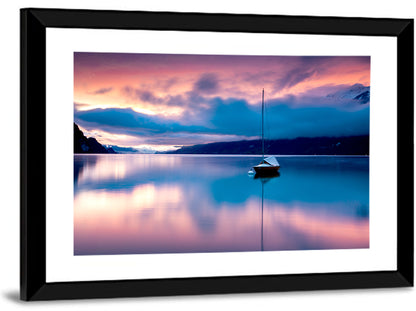 Dawn Over Lake Brienz Wall Art