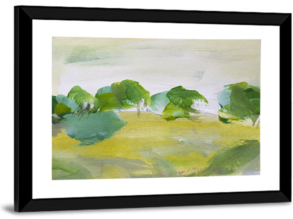 Rural Fields Abstract Wall Art