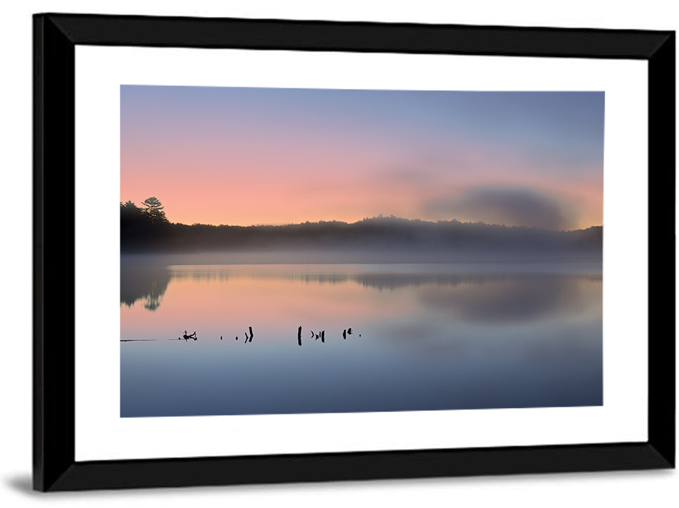Pete's Lake at Dawn Wall Art