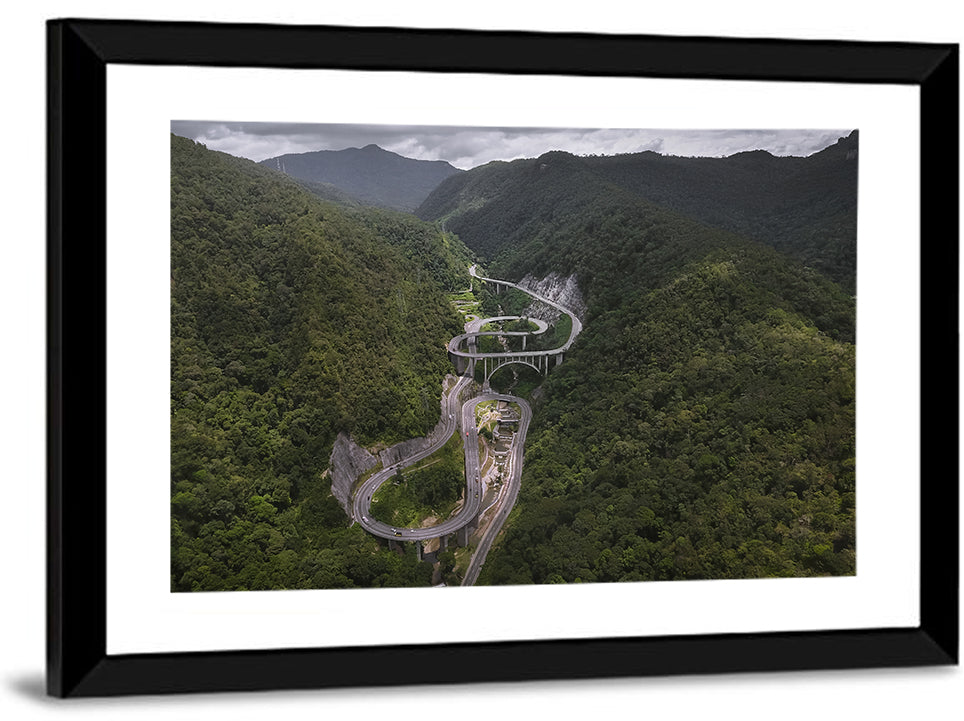Kelok Sambilan Winding Highway Wall Art