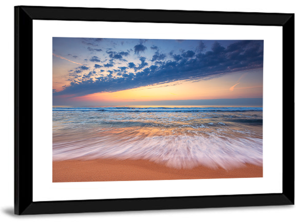 Long Exposure Beach Sunrise Wall Art