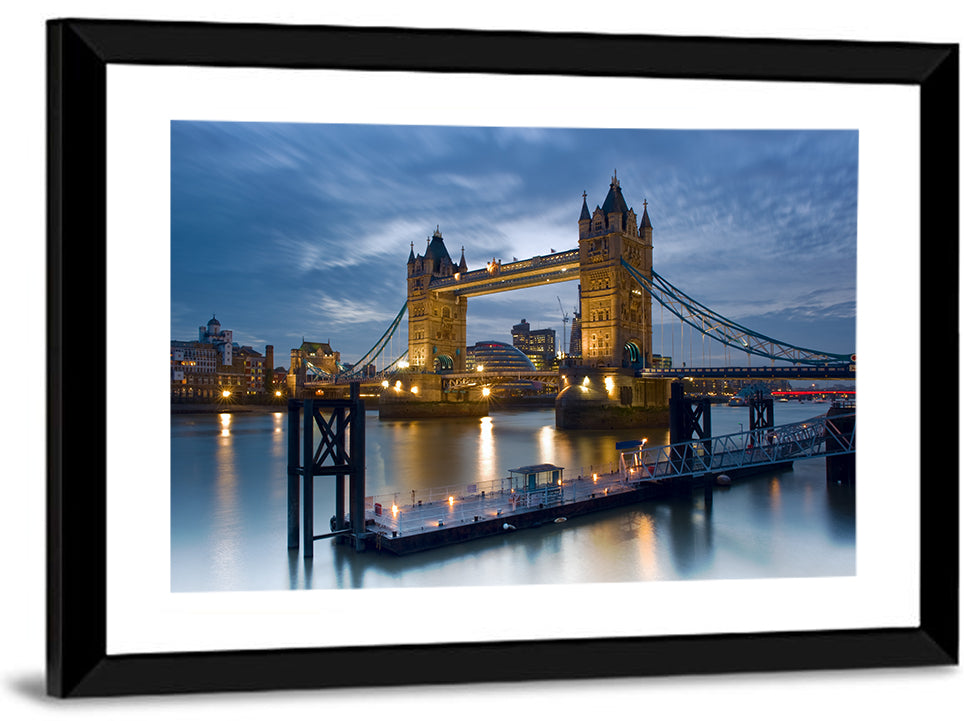 Tower Bridge at Blue Hour Wall Art