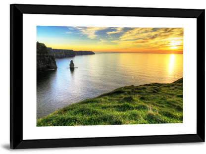 Cliffs of Moher at Sunset Wall Art