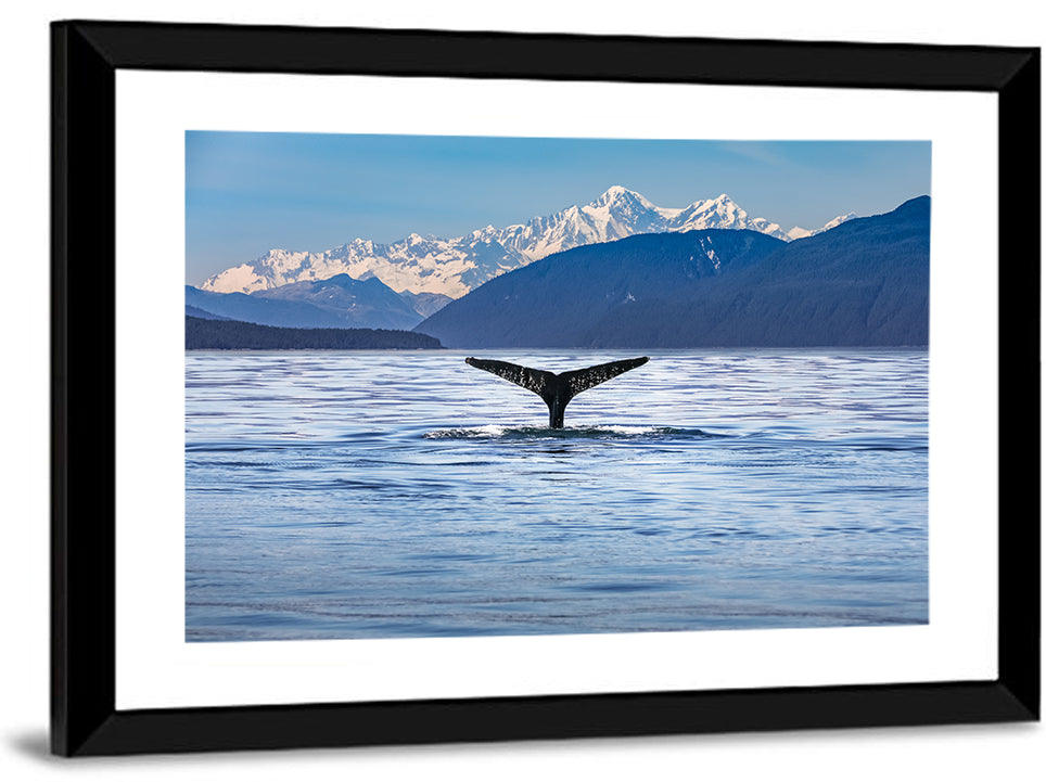 Alaska Whale Tail Wall Art