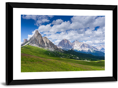 Passo Giau Meadow, Tofanes Dolomites Wall Art