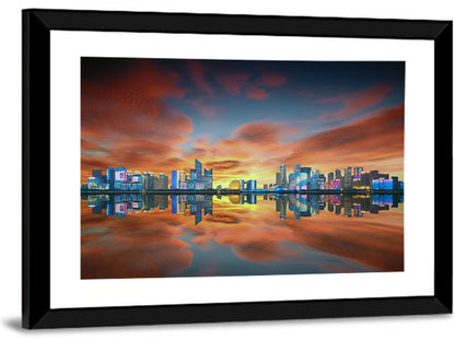 Hangzhou Skyline Wall Art