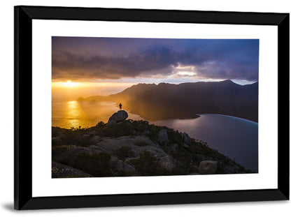 Wineglass Bay Sunset Wall Art