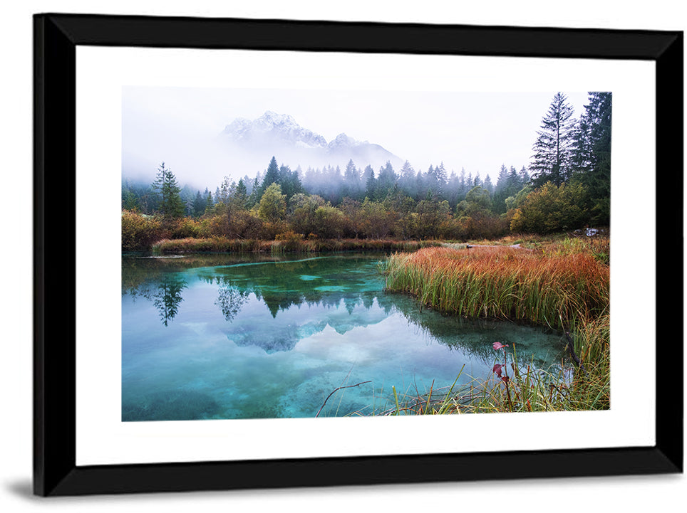 Lake Zelenci Reflections Wall Art