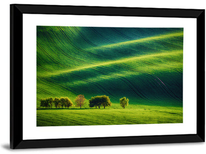 Southern Moravia Rolling Fields Wall Art
