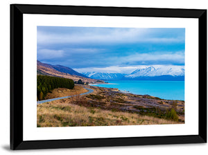 Cloudy Lake Pukaki Wall Art