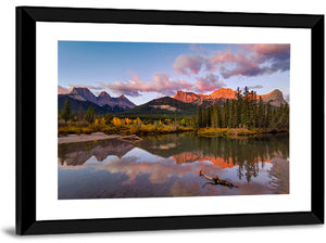 Three Sisters Mountains Wall Art