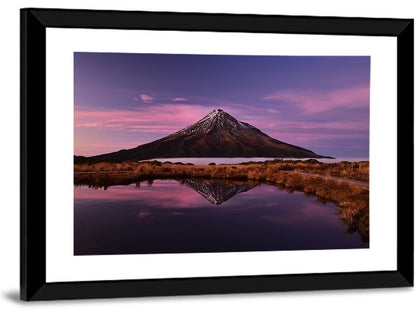 Mount Taranaki Reflection Wall Art