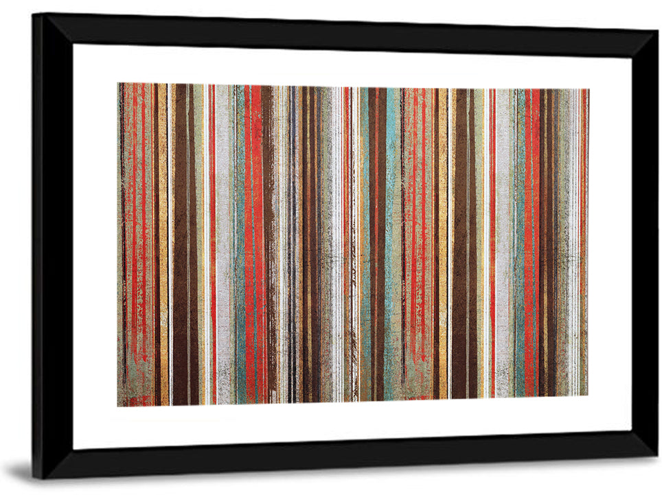 Layered Stripes Wall Art