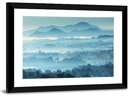 Misty Guatemalan Mountains Wall Art