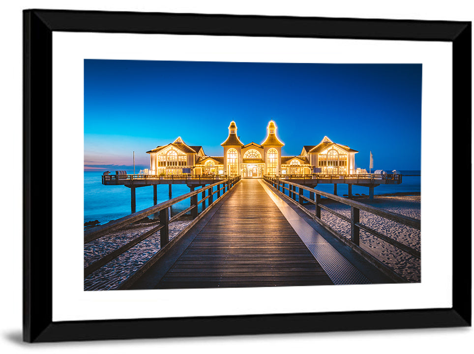 Sellin Pier at Twilight Wall Art