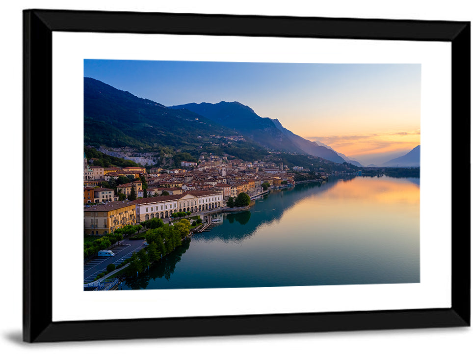Lake Iseo Sunrise Wall Art