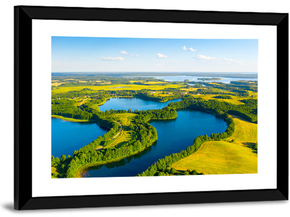 Narachanski Lake Meadows Aerial View Wall Art