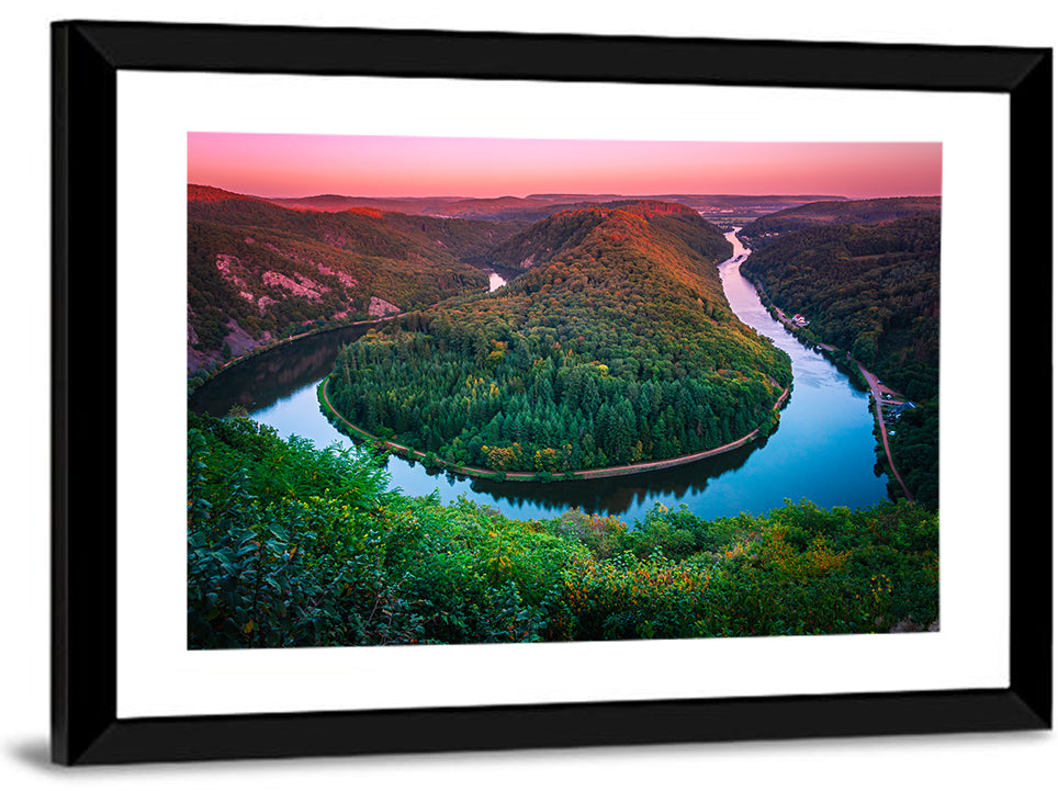 Saarschleife River Loop Wall Art