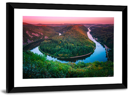 Saarschleife River Loop Wall Art