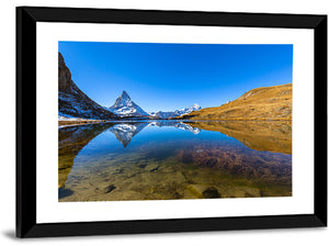 Matterhorn From Riffelsee Lake Wall Art