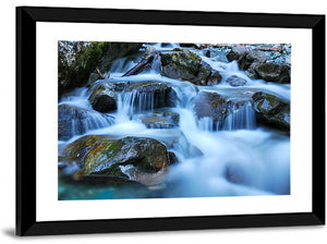 Mountain Flowing Stream Wall Art