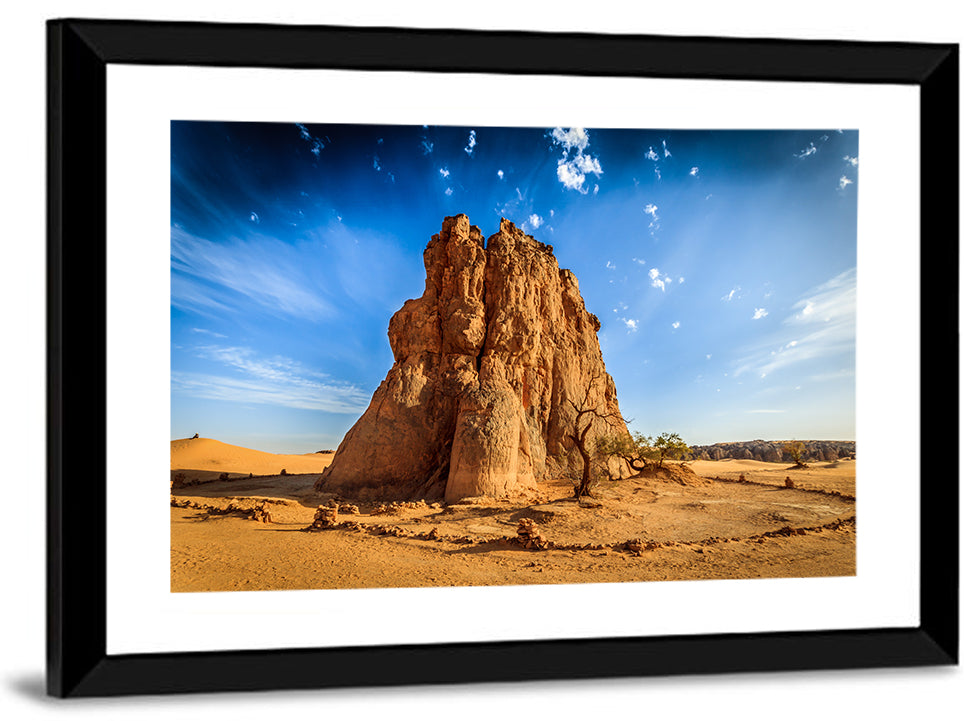 Algerian Desert Rock Carvings Wall Art