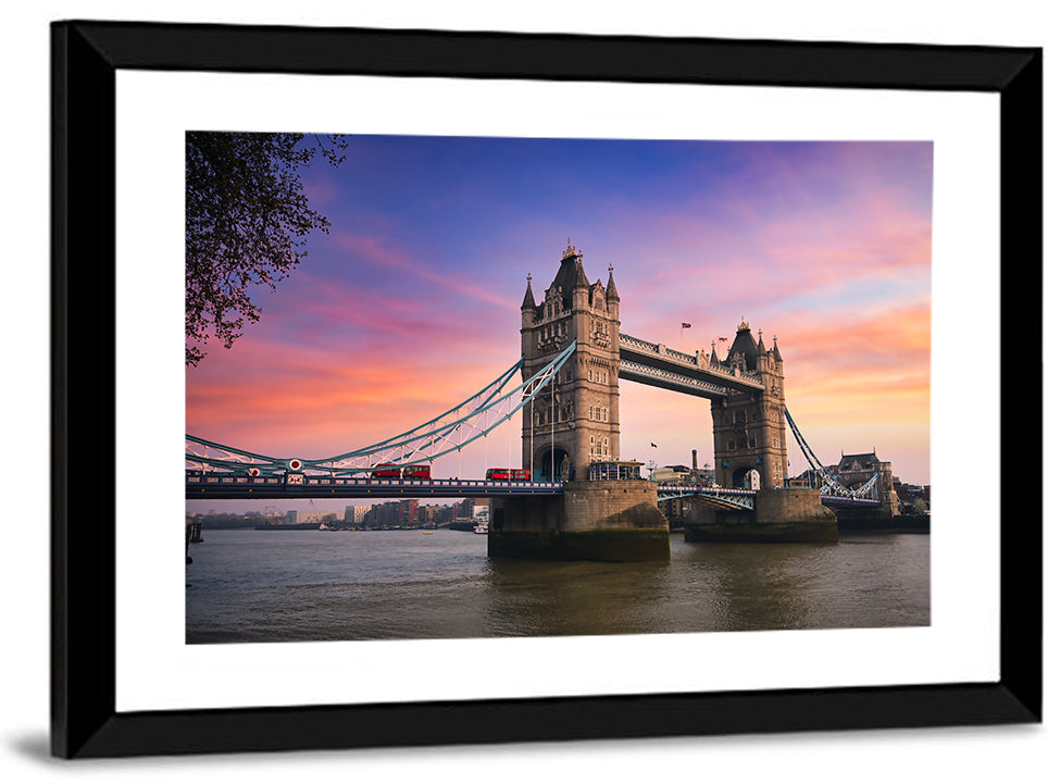 Tower Bridge at Sunset Wall Art