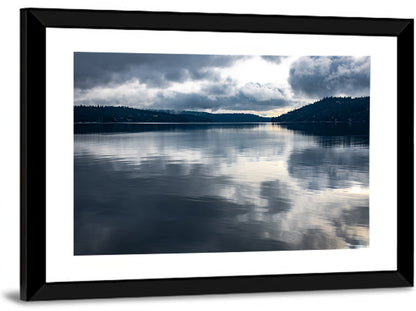 Coeur D'alene Lake Reflection Wall Art