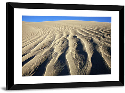 Endless Rippled Sand Dunes Wall Art
