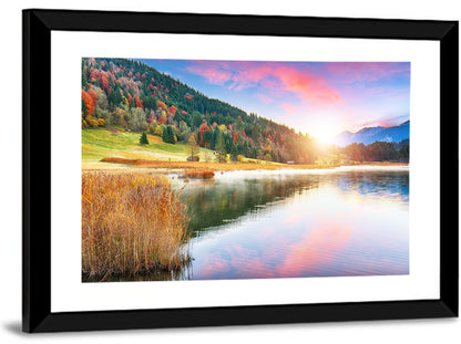 Wagenbruchsee Golden Hour Wall Art