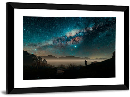 Milky Way at Night Wall Art