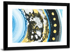 Planet Rings Abstract Wall Art