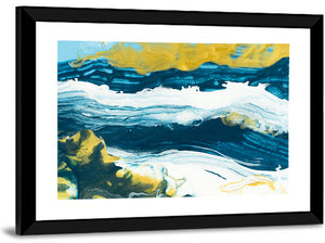 Flowing Streams Abstract Wall Art