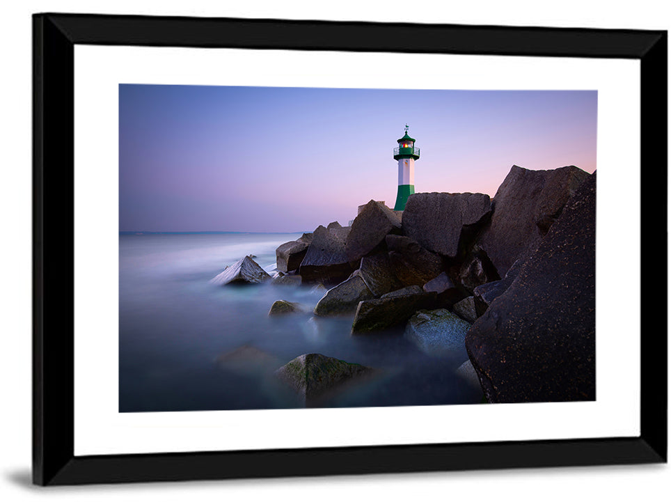 Sassnitz Lighthouse Wall Art
