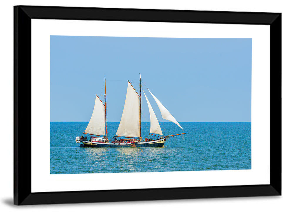 Sailing on Lake Ijssel Wall Art