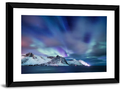 Northern Lights Over Norway Wall Art