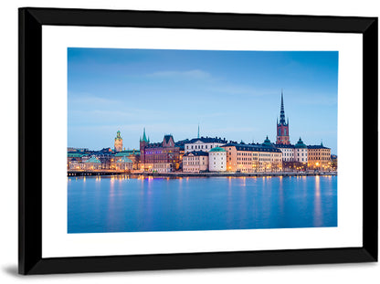 Twilight Over Riddarholmen Wall Art