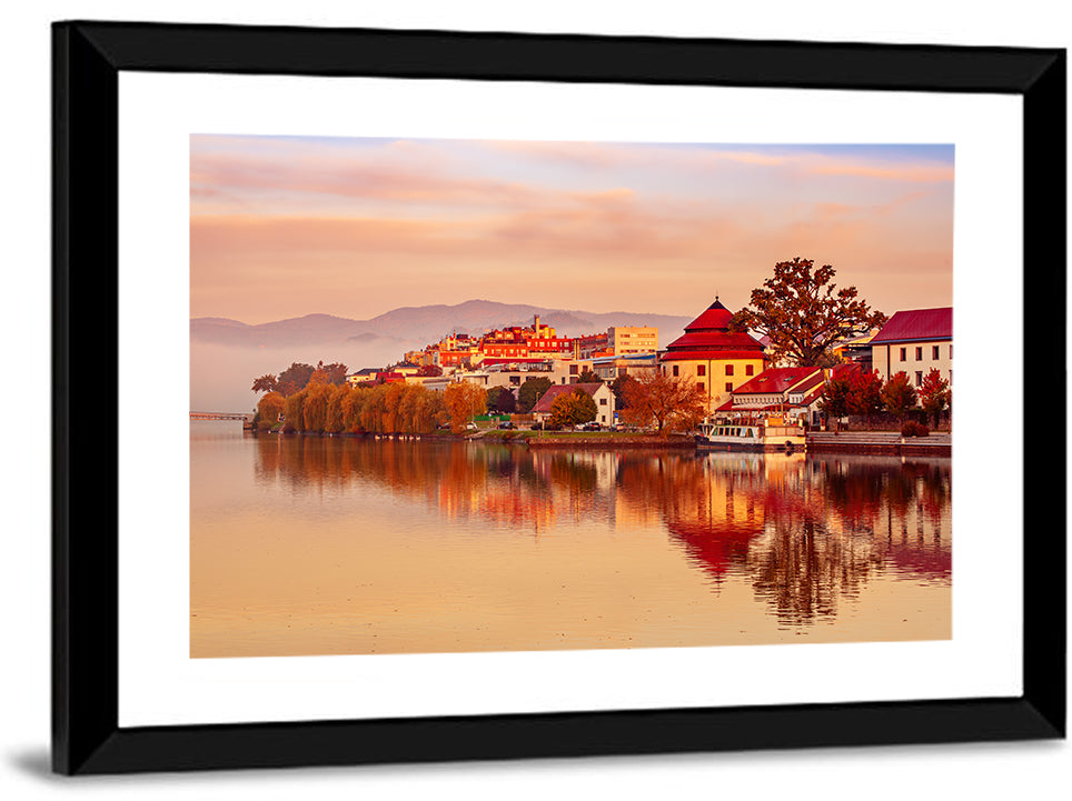 Svět Pond, Trebon Sunrise Wall Art