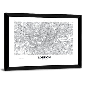 London City Map Wall Art