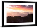 Vancouver Mountains at Sunset Wall Art
