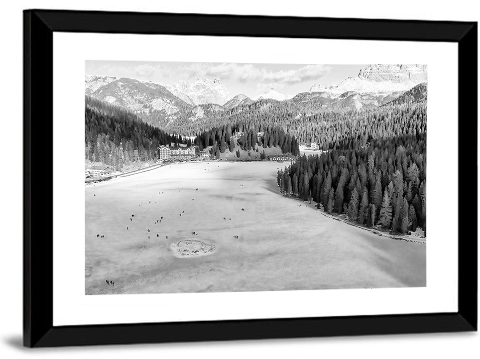 Dolomites at Lago Di Misurina Wall Art