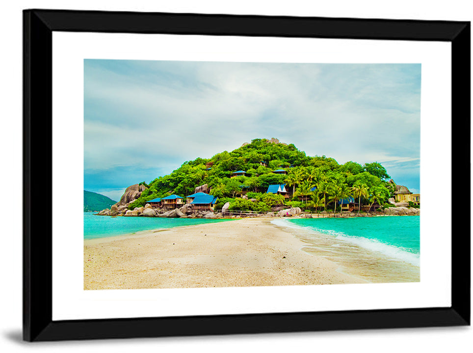 Koh Nang Yuan Sandbar Island Beach Wall Art