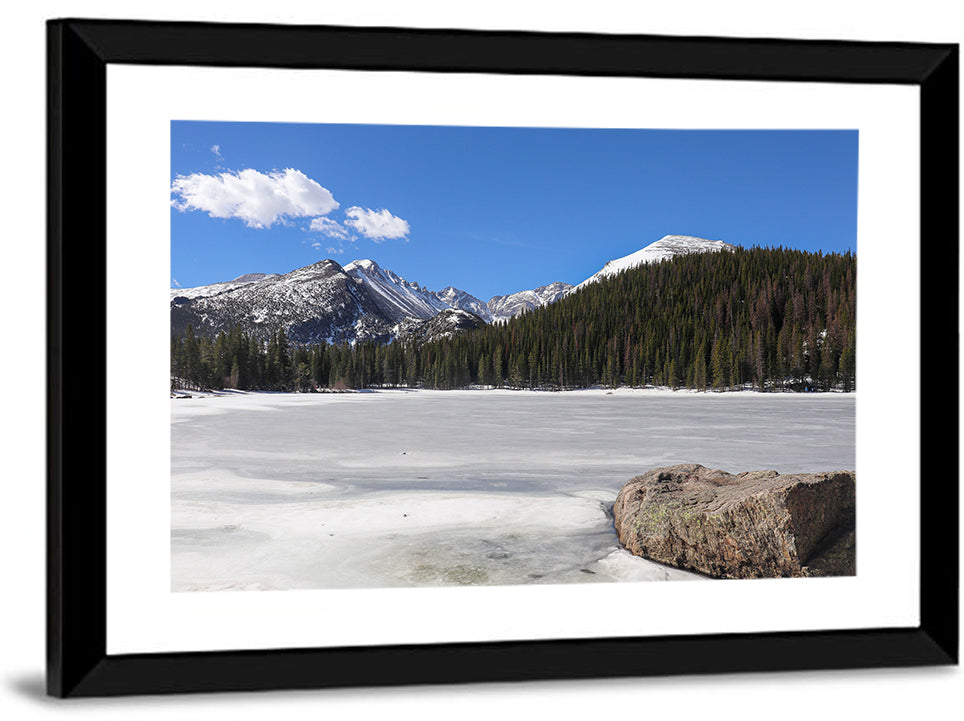 Bear Lake Winter View Wall Art