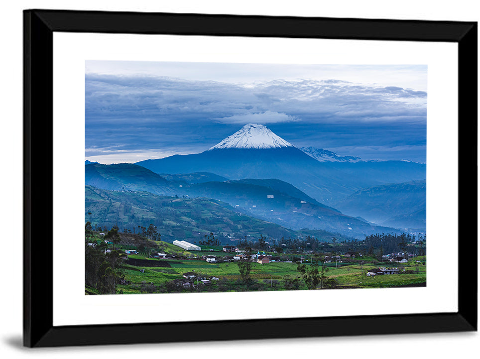 Andean Snow-capped Volcano Wall Art