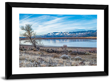 Winter Washoe Lake Morning Wall Art